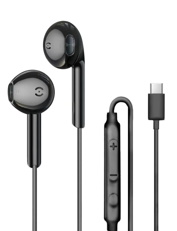 有線イヤホン タイプc【Google Pixel 10 9a 8a 7a対応】音量調整 絡み防止 通勤 仕事 ランニング usb c イヤフォン 有線 マイク付き たいふc Samsung Galaxy A25 A36 A53 5G S23 S25、Mo