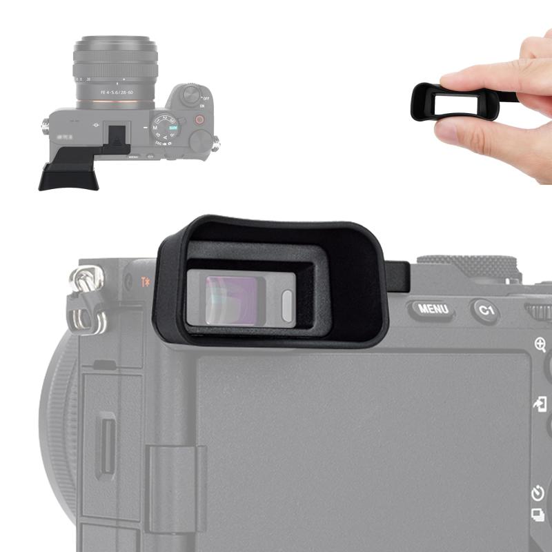 Rakuten - アイカップ 延長型 アイピース ソニー Sony A7C II α7C II / A7CR α7CR カメラ 対応 接眼目当て 迷光遮断 ファインダー 保護 ホットシュー保護 (Sony A7C には適合しません)