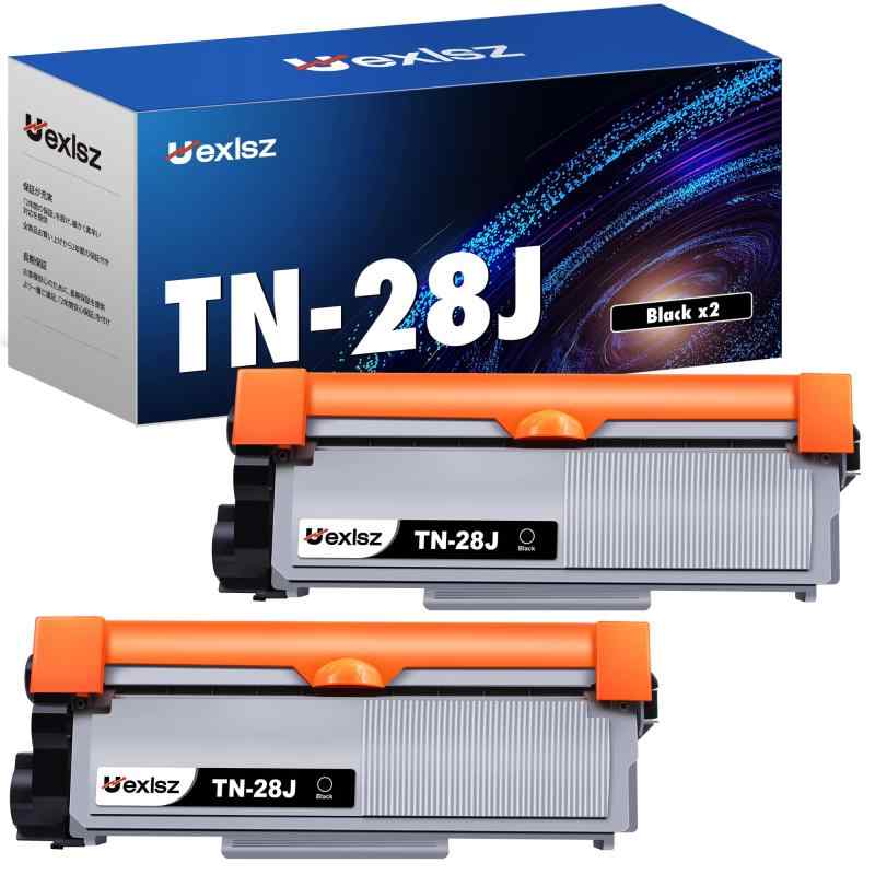 TN-28J トナーカートリッジ 2本セット ブラザー (Brother) 用 TN28J 互換 対応型番:HL-L2320D HL-L2360DN HL-L2365DW DCP-L2520D DCP-L2540DW MFC-L2720DN MFC-L2
