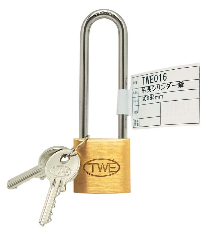 Rakuten - 和気産業(Waki Sangyo) TWE ツル長シリンダー錠 30×64mm
