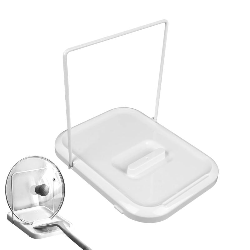 PAVIKE お玉・鍋蓋スタンド 折りたたみ式 20*15cm お玉置き 鍋蓋置き 菜箸たて お玉立て 滑り止め 吊り..