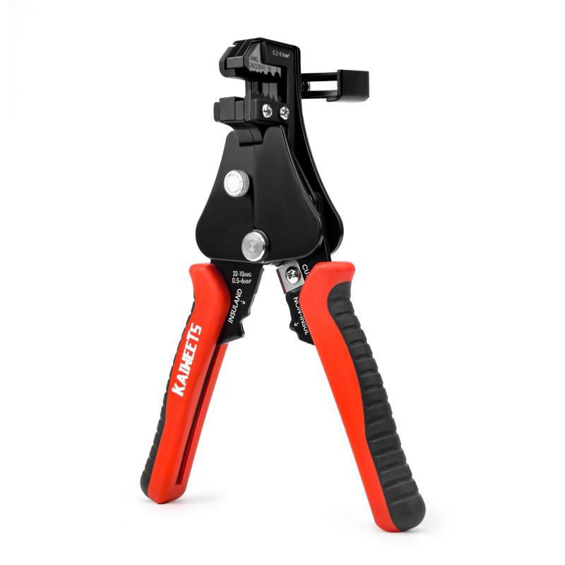 樂天商城 - KAIWEETS 3 in 1 ワイヤーストリッパー ケーブルカッター 簡易圧着機能付き 被覆剥き 8-24AWG (0.2~8.0mm²) KWS-113A…