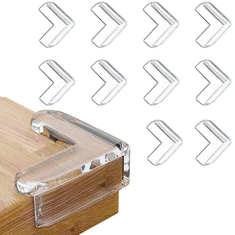 テーブルコーナーマット家具コーナーマット角度保護透明コーナーマット傷防止防振子供傷防止L型テーブルマットL型子どものけがを防ぐ透明10個セット