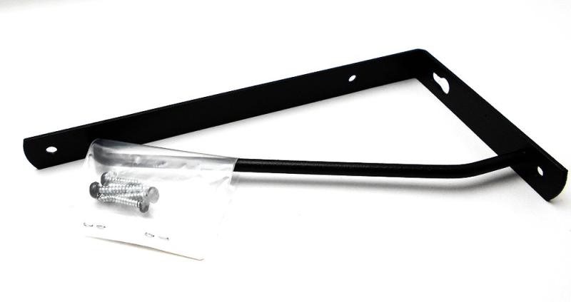 ケイジーワイ工業 KGY カラーアーム棚受 180X90mm 黒