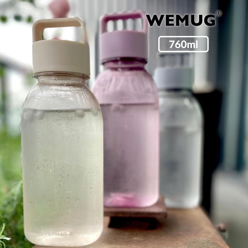 WEMUG ウォーターボトル 760ml (水漏れしない高密閉・パッキンレスで洗いやすい) ...