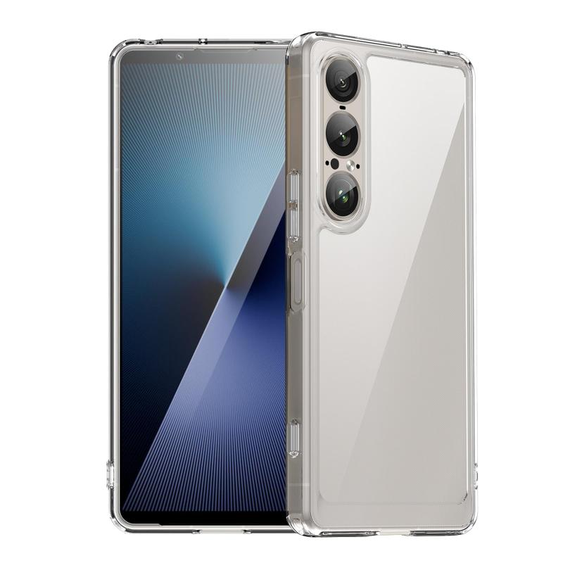乐天商城 - 【TIFIYA】For Xperia 1 VII SO-51F / SOG15 用 ケース クリア TPU+PC 米軍MIL規格 エクスペリア 1 vii ケース 黄変防止 耐衝撃 スマホケース 落下防止 耐久性 軽量 xperia 1 vii カバー（