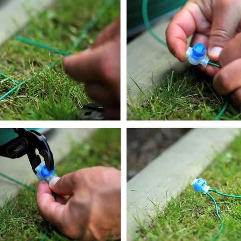 CTRICALVER 防水配線コネクター 15のパックのケーブルのコネクターの 防水コネクターのひだ 自動芝刈り機アクセサリー