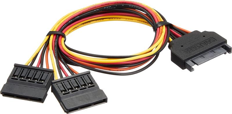 AINEX シリアルATA用二股電源ケーブル 30cm S2-1505SAC