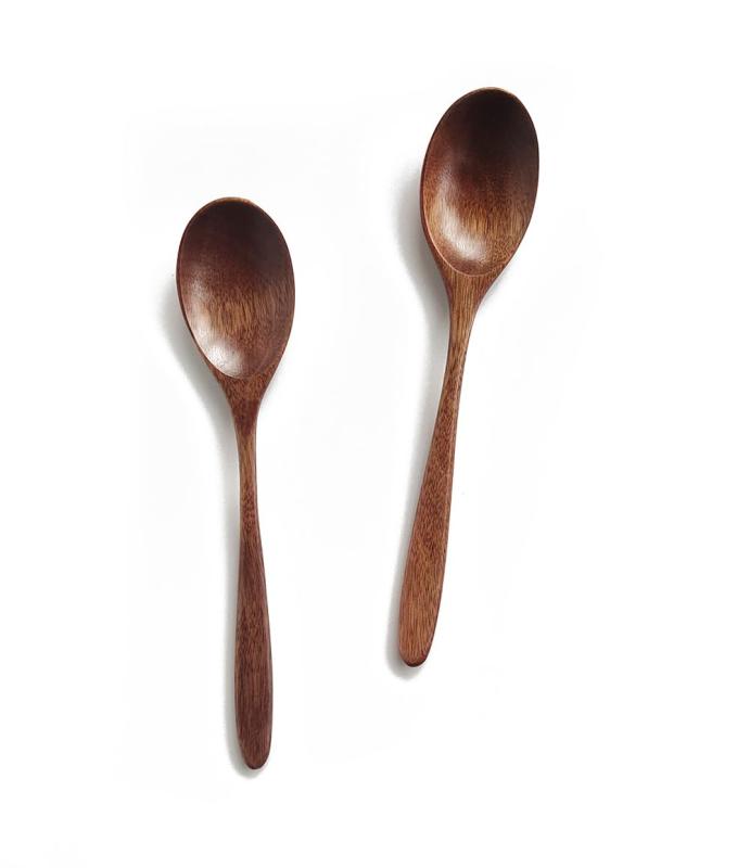 KXLCGYK スプーン 木製 2本セット 全長