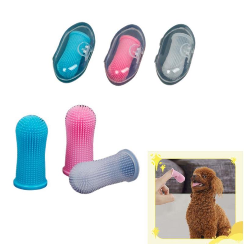 ペット用歯ブラシ 3個セット 猫 ブラシ 犬歯ブラシ 360°歯ブラシは 口腔ケア 犬用歯ブラシ ペットブラシ 犬ブラシ 犬 歯磨き 指サック