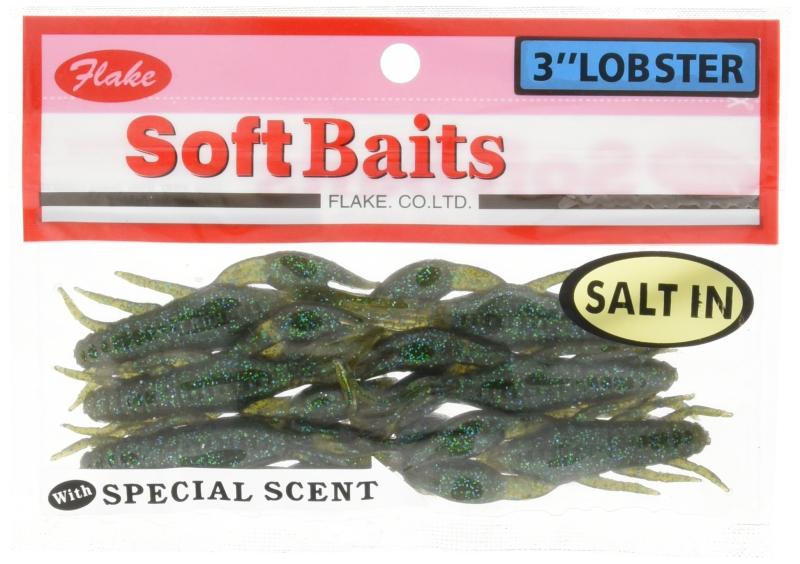 コーモラン(CORMORAN) ワーム ロブスター 3インチ F-062 グリーンパンプキン/ブルー・グリーン.