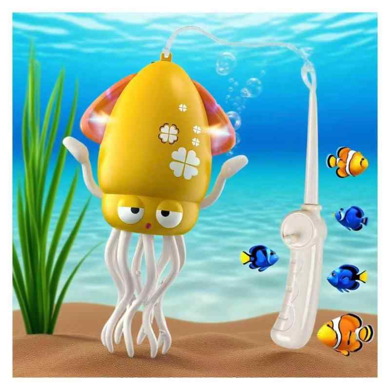 ダンシング イカおもちゃ 動く 電動おもちゃ イカ型電動玩具 動く電動自動回避タコ LEDライト＆音楽付き 自動障害物回避 USB充電式 釣り竿付き 釣りのまねをする【✨ ダンスができる電動イカのおもちゃ】かわいい造形をしたこの電動イカのおもちゃは、電源を入れると陽気な音楽に合わせて触角をひねり、変なダンスを踊っているような面白さがあります。LEDライトとの連動でエンタメ性抜群です。ダンシング いかおもちゃ 動く 水 釣り おもちゃ イカ おもちゃ 動く イカ おもちゃ 踊る 魚 おもちゃ 動く。【🤖 知能障害物回避技術】立って踊ることも、テーブルの上に横になって「這う」こともできるセンサーを内蔵したこのロボットイカ玩具を搭載した知能誘導システムを持ち、イカは柔軟に行動でき、障害物に遭遇すると自動的に回避して滑り続け、観察力と反応能力を鍛え、数時間でも飽きずに楽しむことができる、手指の協調性や集中力もアップ ダンシングイカ イカダンス おもちゃ ダンシングいかゆらりん イカ 玩具 踊る。【🎣 趣味の釣りゲーム】おもちゃと一緒に釣り竿を配送すると、子供は「釣り」の楽しみを体験でき、手を動かして脳を働かせ、手と目の調和能力を高め、遊び方は多様で退屈ではない動的な運動と効果的な音楽を組み合わせて、たちの運動能力、協調性、感覚認識の発展を促進して、這うこと、歩くこと、活発に遊ぶことを促進して、楽しい教育的なゲームになります。踊る イカ おもちゃ 動くイカ イカ の おもちゃ 泳ぐ いか おもちゃ イカ おもちゃ 動 踊るおもちゃ ダンシング ダンシング おもちゃ。【🔋 安全で環境に優しい設計】ABS材質を採用し、無毒で耐久性があり、USB充電設計を組み合わせ、環境に優しく省電力。ゲーム中の激しい動き、滑らかなエッジ、頑丈な構造に耐えられるように設計されています。家のかわいい子猫、子犬のおもちゃにも向いています。踊るイカ タコおもちゃん タコ おもちゃ 動く タコのおもちゃ 踊るイカの音楽おもちゃ ネタ おもちゃ。【🎁知育とギフトに最適】感覚刺激・運動発達をサポートする構造で、インタラクティブな知育遊びにぴったり。誕生日やクリスマスなどのギフトとしても大人気です 引っぱる おもちゃ 犬用イカのおもちゃ 動く イカ おもちゃ 踊る くねくね踊るイカのおもちゃ 踊るイカ おもちゃ いかのおもちゃ おもちゃ イカ 踊る イカのおもちゃ踊る イカ が 踊る おもちゃ。