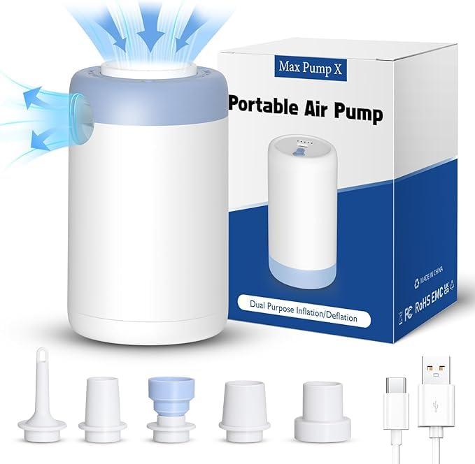 【電動ポンプ単品】 USB充電式電動ポンプ 布団圧縮機吸引機 掃除機不要 圧縮袋専用電動吸引機 コードレス コンパクト 軽量 手のひらサイズ 充電式 引気圧4000Pa