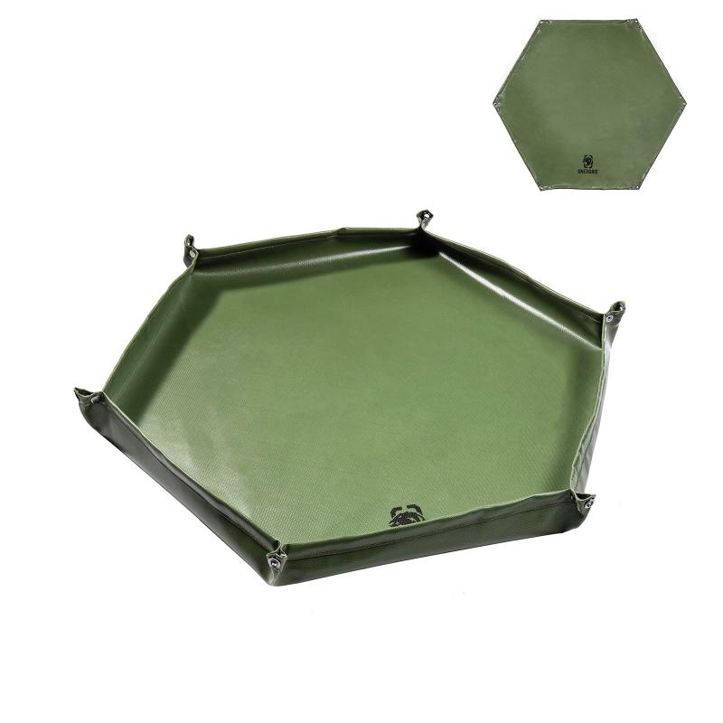 OneTigris 焚き火シート 自立型防炎シート 六角スパッタシート 両面シリコン加工 チクチクしない 極厚 ..