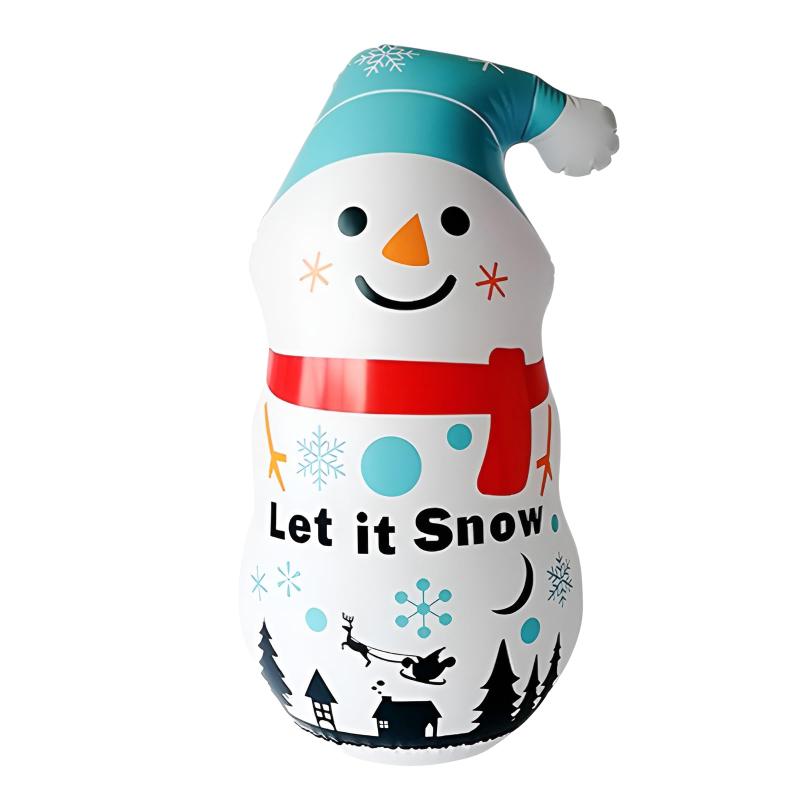 乐天商城 - [derifu]クリスマス 風船 特大 バルーン サンタクロース 雪だるま 膨張式 防水で屋外設置可能 110cm 迫力サイズでパーティーや店舗装飾に最適 家庭用インテリアも簡単に雰囲気作り 設置ラクラ