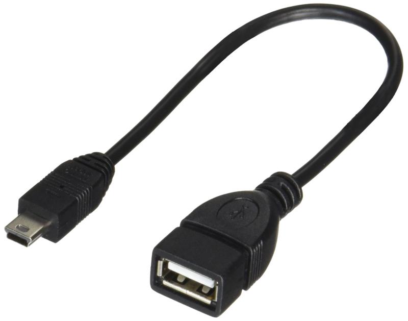 Rakuten - 変換名人 デジタルカメラ PHS用 USBケーブル MiniB オス - A メス USBAB/M5A20