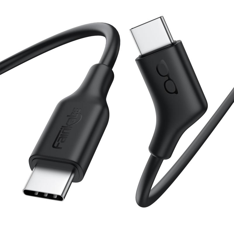 USB-C to USB-C ケーブル 1.2m (3.9ft) 4K60Hz 映像出力対応 同軸ディスプレイケーブル VRグラス・Xreal Air Pro/Nreal/RayNeo・モバイルモニター・ポータブルモニター対応 USB 3.2 Gen2