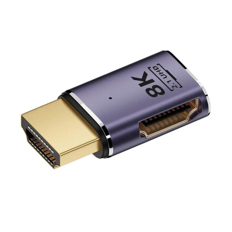 xiwai HDMI 8 K公転HDMI 2.1マザー水平90度左角UHD拡張アダプタは8 K 60 hz HDTVをサポートする