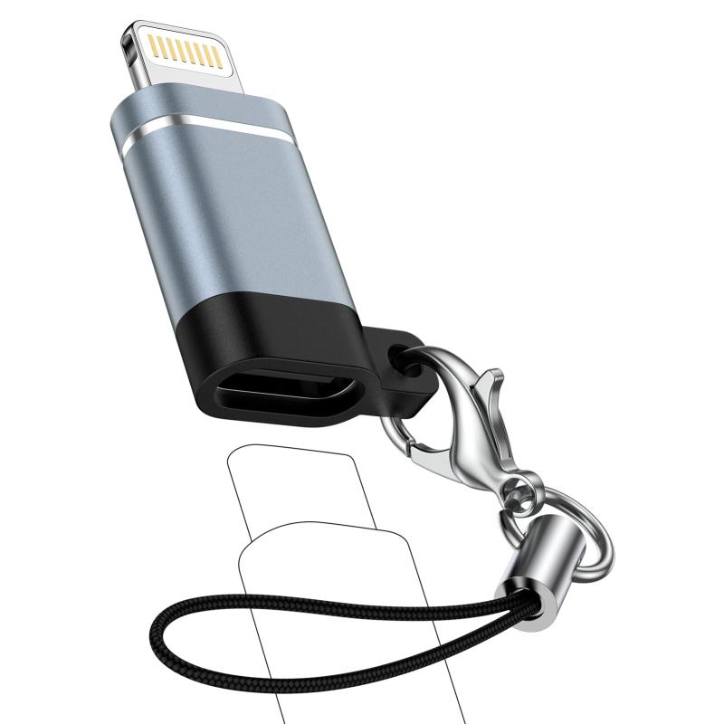 Ocbuo USB-C to ライトニング 変換アダプタ*2個 Type C(メス）－Lightning（オス）コネクタ 3A急速充電..