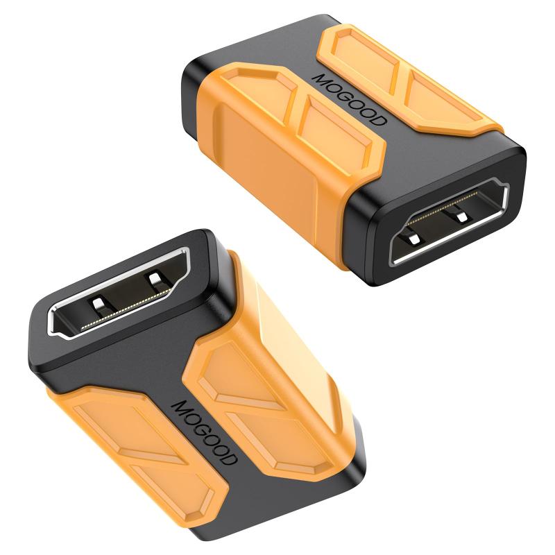 樂天商城 - MOGOOD HDMI 中継アダプター 2個 HDMI延長コネクター hdmi メスメス 8K@60Hz ロジェクタ、テレビ、PC、ディスプレイ、ゲーム機に適したUHD HDR eARC