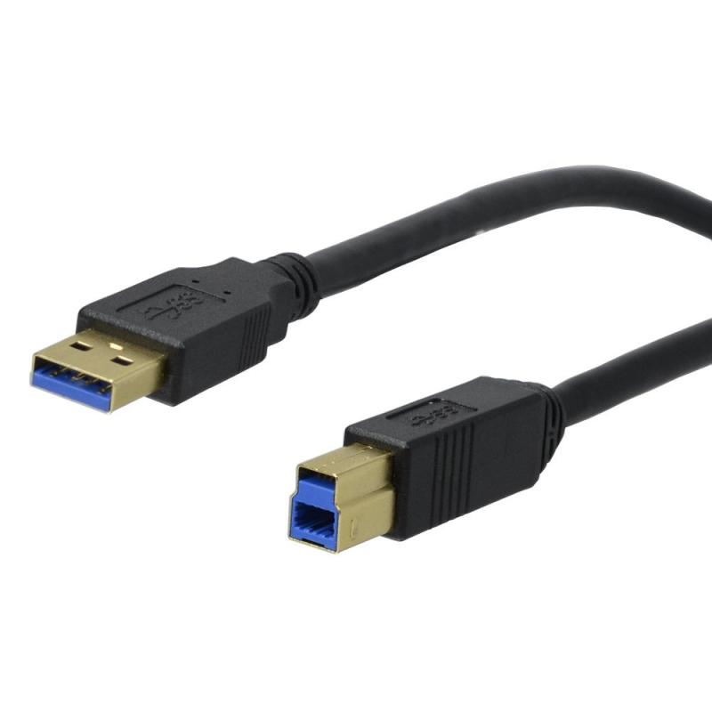乐天商城 - アクロス USB3.0ケーブルA-Bタイプ ブラック 1m AZB3-10BK