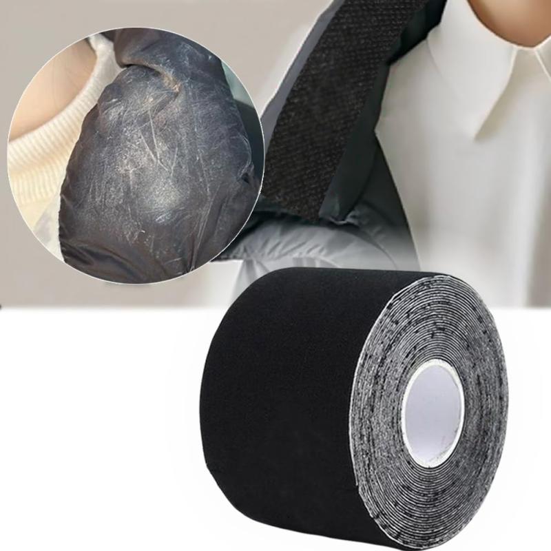 Moeagel 襟汚れ防止テープ コート 幅5cm 長さ5m 襟汚れ防止テープ 幅広 ダウンジャケッ ...