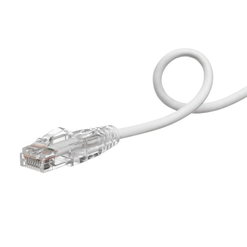乐天商城 - サンワサプライ LANケーブル CAT6A(0.5m) 配線しやすい やわらかスリム素材 ツメ折れ防止への字ラッチ RJ45コネクタ ホワイト KB-SL6AYS-005W