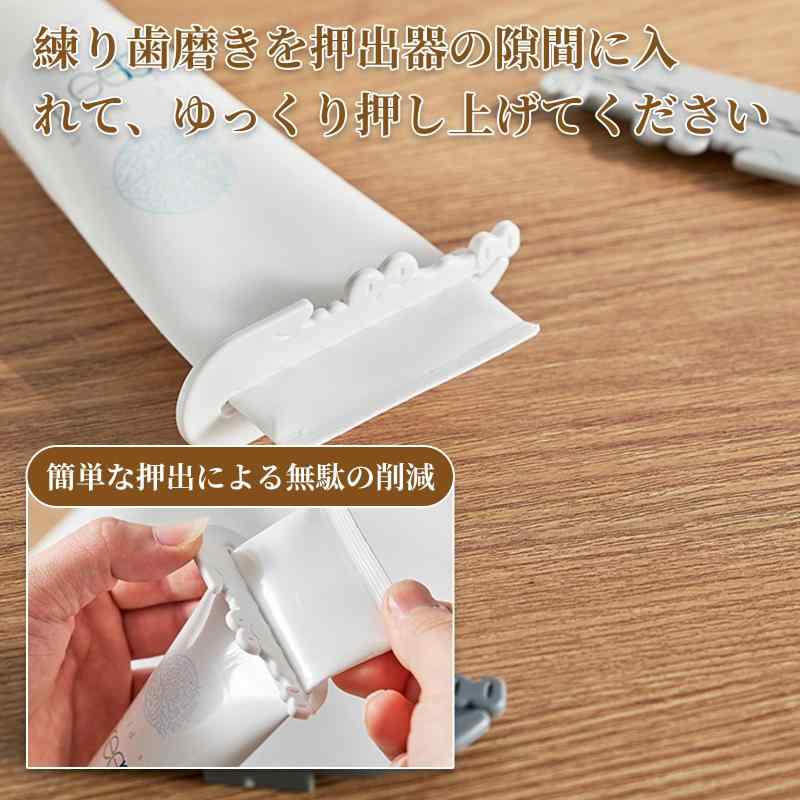 nalaina チューブ絞り器 軟膏押出器 チューブリンガー (3個セット) チューブローラー 歯磨き粉スクイーザー 多機能 歯磨き粉 軟膏 押出機 挾み式 絞り器 ハンドクリーム/洗顔料/歯磨き粉用 簡 whitehalca-10162085 White market サンプル画像3