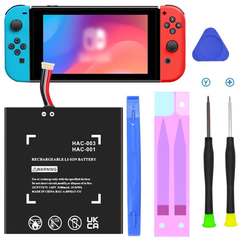 [5180mAh] Paisue HAC-003 対応 バッテリー Nintendo Switch 2017 対応 HAC-001 互換バッテリー 取り付け工具セット付き