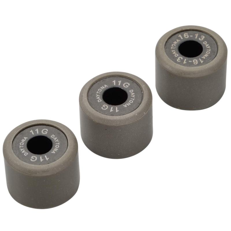 樂天商城 - デイトナ(Daytona) バイク用 DWR ウエイトローラー φ16×13mm 11.0g 方向指定なし 3個セット 90428