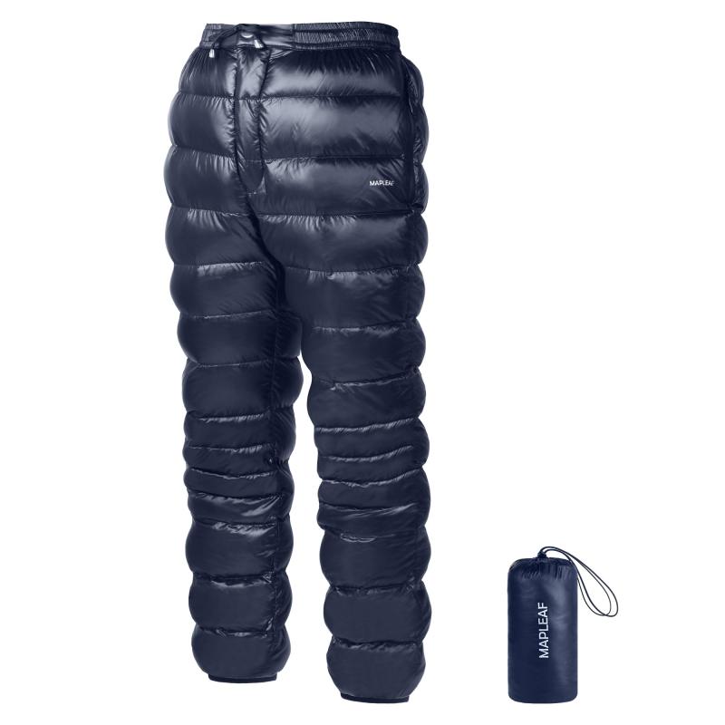  ダウンパンツ 防寒 メンズ レディース 冬登山 超軽量 800FP ボトムス 前開き 暖パンツ 冬服 スキー ゴルフ アウトドア用 作業用 コンパクト 撥水 防風 保温 5℃～-15℃ 肌触り良い 男性