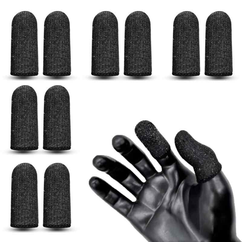 指サック 怪我防止 指の保護 防刃手袋 指先 輪状のソフトクッション 風通しと通気性が良い 防水 採取用/縫製用/野菜の切り用/DIY用 (10pcs)