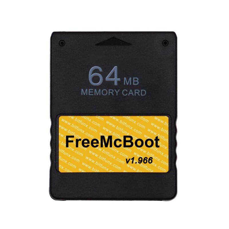 YUWENW PS2 メモリーカード スティックカード 64MB ビデオゲームコンソール アダプタカード 収納カード ポータブル PS2専用メモリーカード