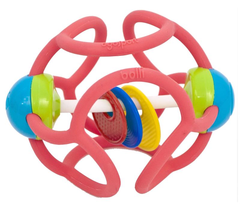 ティーレックス ボリィラトル はじめてボール 歯がためラトル にぎって かじって ひっぱって 安心素材 出産祝い・ギフト レッド色:レッドにぎって、かじって、ひっぱって、歯固めボール、ボリィから、ラトルが新登場伸縮自在の楽しさはそのままに、カラカラと音がなるラトルが付く自分の手で形が変わること感じながら遊ぶことで、赤ちゃんの五感を刺激カラフルな3色のパステルカラーは赤ちゃんの眼を刺激して、色彩感覚の発達を促進
