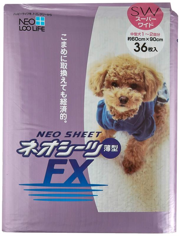 Rakuten - ネオ・ルーライフ ネオシーツ FX ペットシーツ 薄型 スーパーワイド 36枚入 単品