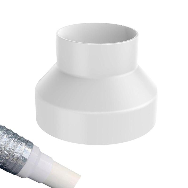 LOYELEY 換気パイプ用 異径カップリング ホース継手 150mm⇔100mm 異径ソケット パイプ継手 ダクトサイズ変換部品 接続パーツ 配管部品 エアホース