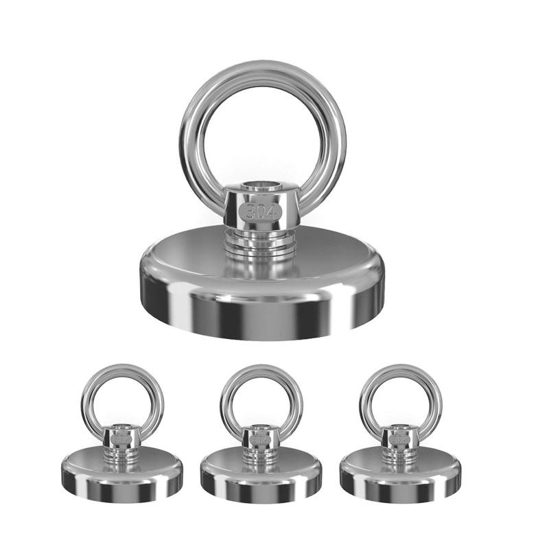 乐天商城 - 超強力 マグネットフック Cosego 強力 磁石 フック 耐荷重48KG 4個入 キッチン収納 バスルーム 寝室 ロッカー オフィス 冷蔵庫 倉庫