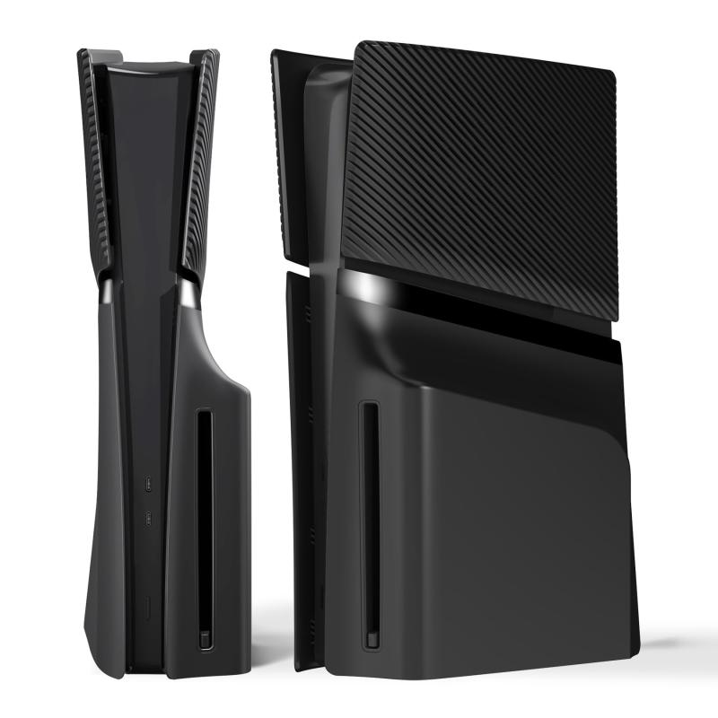 eXtremeRate eXcover ps5 Slim ディスク版対応 交換用外装カバーセット（上下カバー+通気孔付きサイドパネル＆バックプレート）