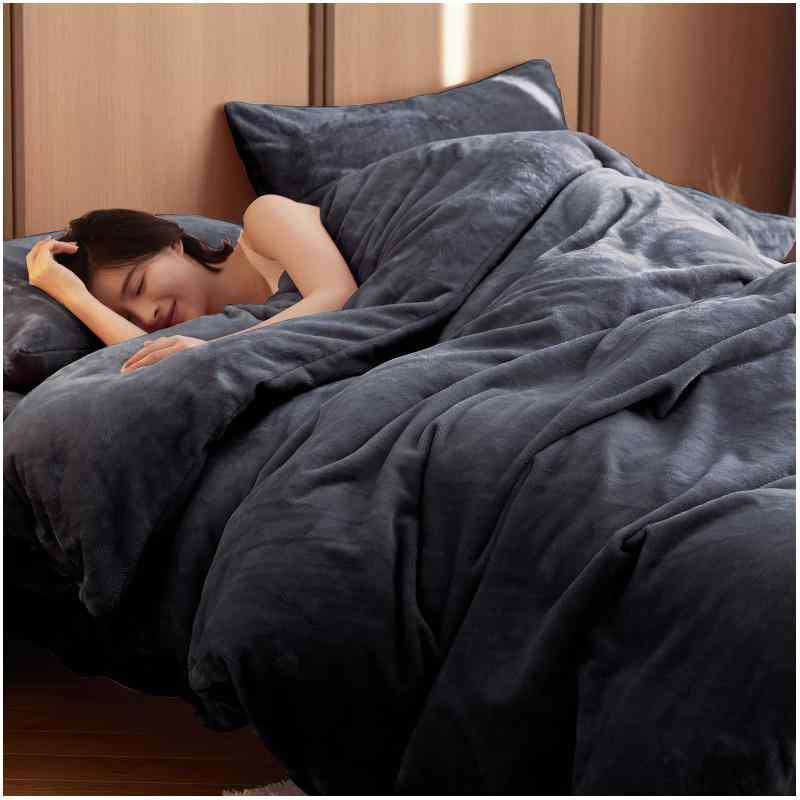 Magic Fit 掛け布団カバー シングル 冬 あったか【極上暖感・ぬくぬく温かい】あったか掛け布団カバー ..