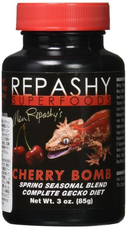 レパシー (REPASHY) クレステッドゲッコーフード チェリーボム 85グラム (x 1)