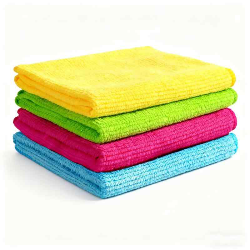 マイクロファイバー クリーニングクロス 12枚入 (キッチンクロス/台拭き/洗車タオル) ふきん ぞうきん キッチンクロス 超吸水 雑巾