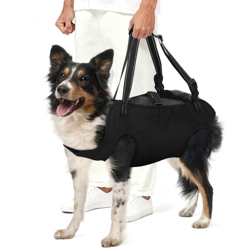 犬 介護 ハーネス、調節可能犬 歩行補助ハーネス、犬介護ハーネスお散歩 トイレが楽に歩行サポート、ポータブル犬 ハーネス車や階段を乗る補助 散歩 脚の怪我に手術 快復中 病気 安全帯