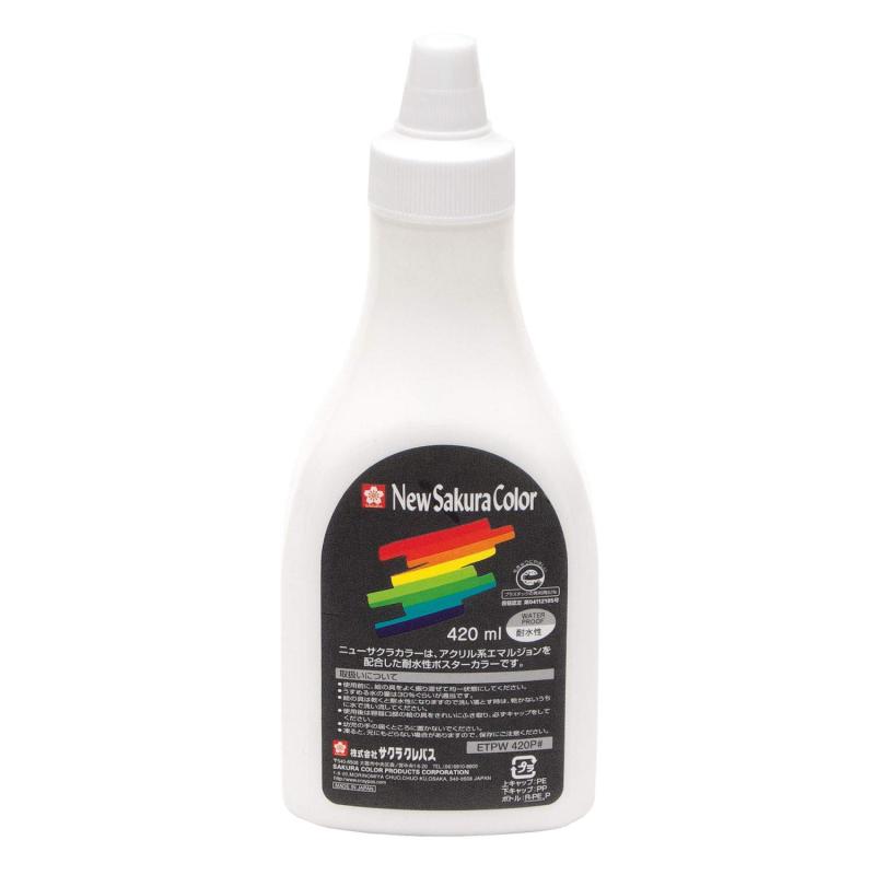 Rakuten - サクラクレパス 絵の具 アクリルポスターカラー 420ml 白 ETPW420P#50