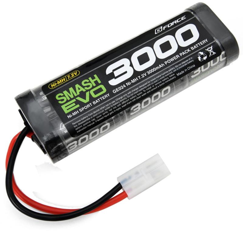 ジーフォース SMASH EVO NiMH 7.2V 3000mAh ニッケル水素バッテリー 日本正規品 GE024