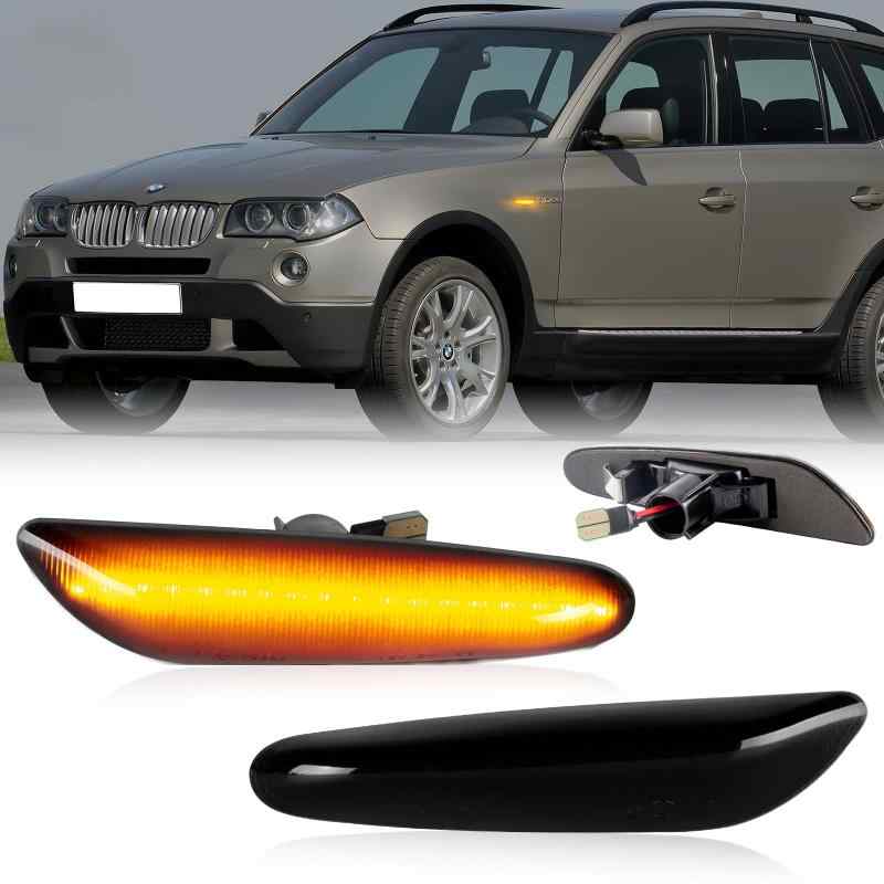 Rakuten - POPMOTORZ LEDサイドマーカー E90 E91 E92 E93 点滅タイプウインカー LED高輝度 シリーズ1/3/5//X1/X3/X5 E36 E46 E53 E60 E61 E83 E84 E81 E82 E87 E88車検対応 純正交換