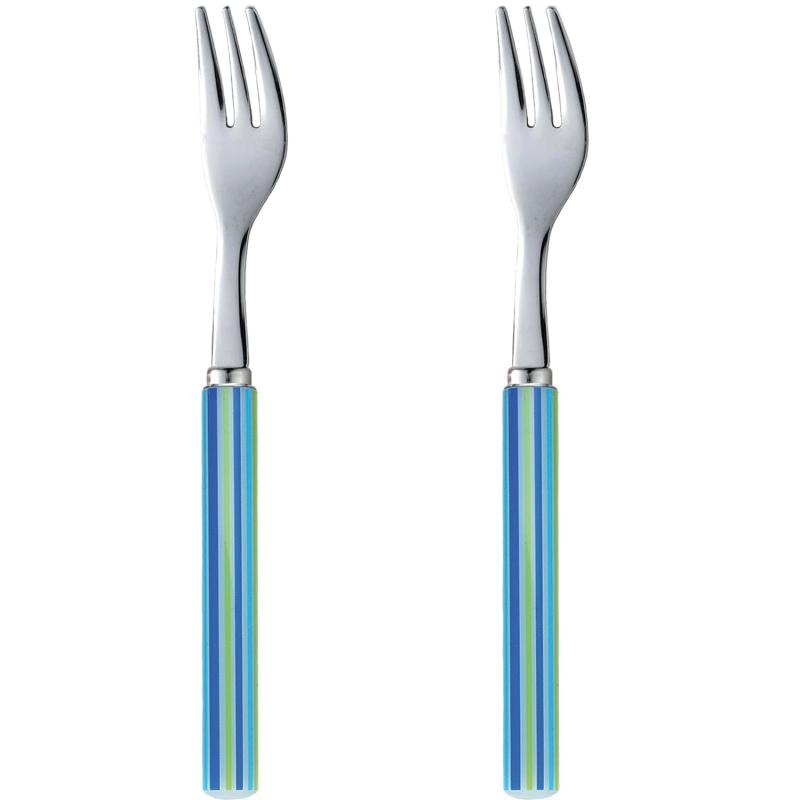 ナガオ ストライプ ケーキフォーク 