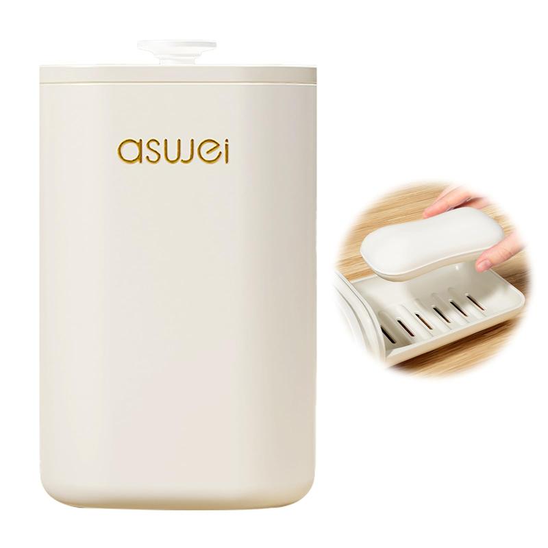 EsiFare 石鹸ケース 携帯用 旅行 密閉型 ソープケース 出張 便利 水切り ソープディッシュ ソープディッシュ 蓋付き 固形石鹸 ケース 持ち運び 石鹸ボックス 漏れ防止 ソープホルダー 石鹸入