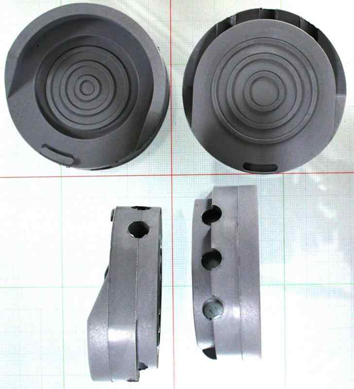 和気産業(Waki Sangyo) ハイパー防振ゴムマット 洗濯機・冷蔵庫用 40~60mm用 ライトグレー 洗濯機 滑り止め 振動吸収 EGH-006 4枚入