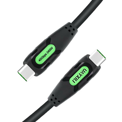 UAYXILI 0.8M USB4 ケーブル Thunderbolt 4 ケーブル 対応【40Gbps高速データ転送 240W 48/5A PD 急速充電 8K@60Hz映像出力】Thunderbolt 4/Thunderbolt 3/USB 3.2/U UAYXILI 0.8M USB4 ケーブル Thunderbolt 4 ケーブル 対応【40Gbps高速データ転送 240W 48/5A PD 急速充電 8K@60Hz映像出力】Thunderbolt 4/Thunderbolt 3/USB 3.2/U