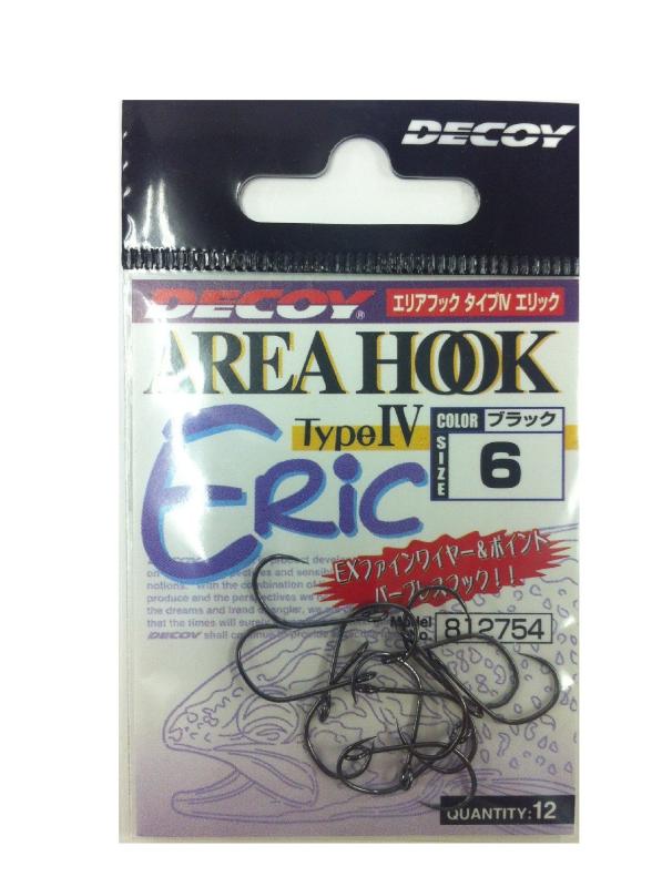 カツイチ(KATSUICHI)デコイ フック ARIA TYPE 4 ERIC HOOK 6 釣り針